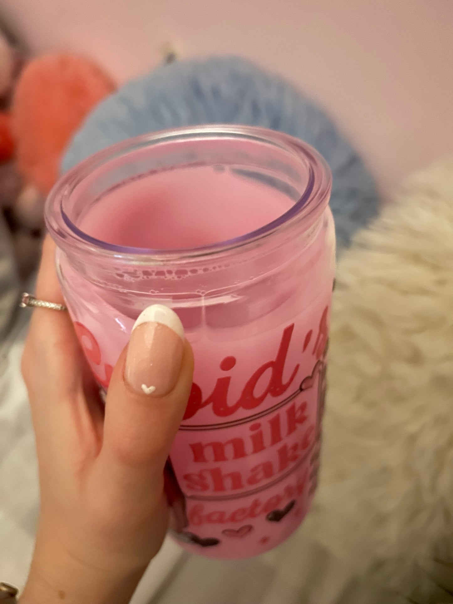 Cupids milk shake factory faux milkshake tumbler
