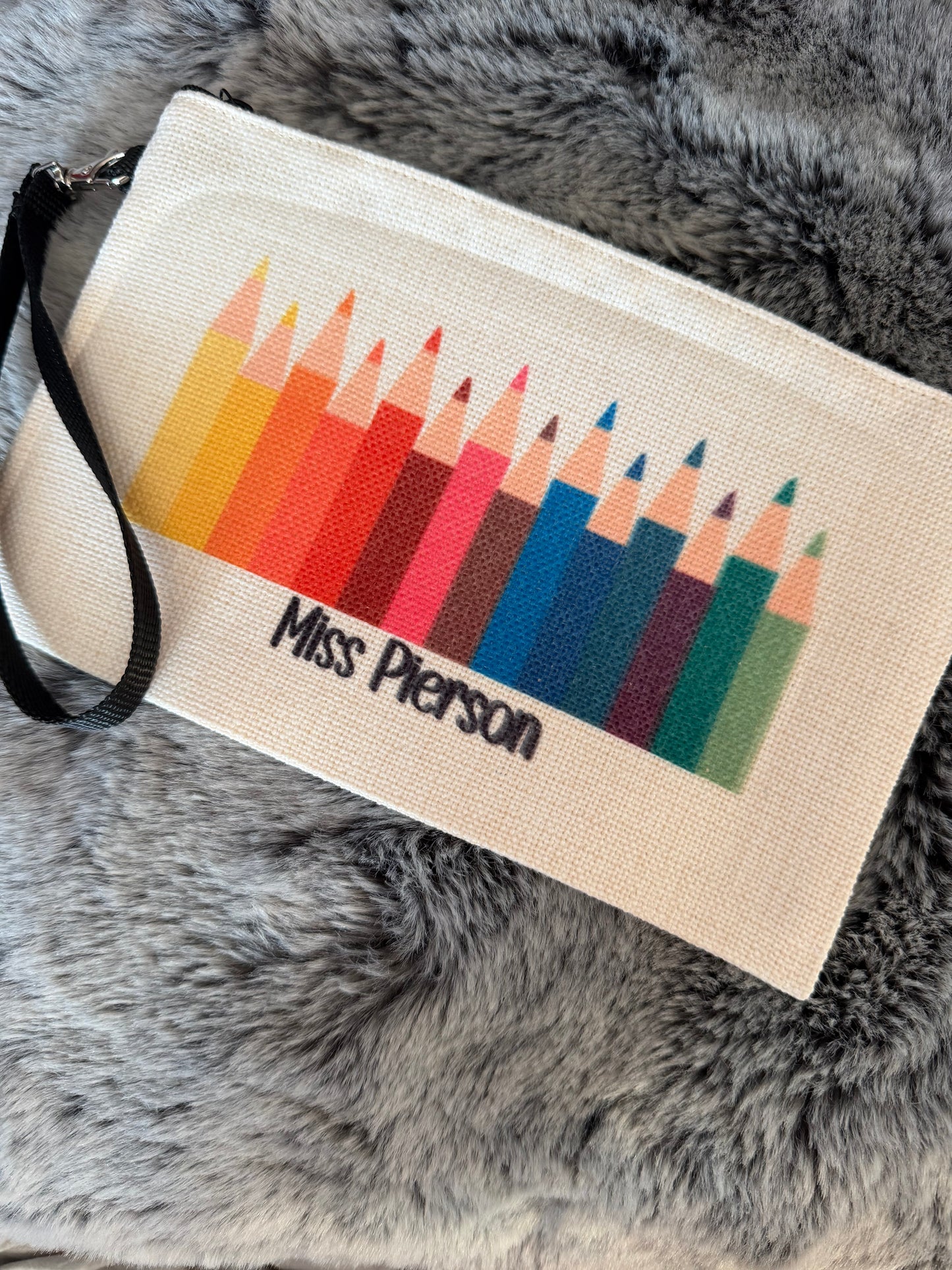 Personalised teacher pouch
