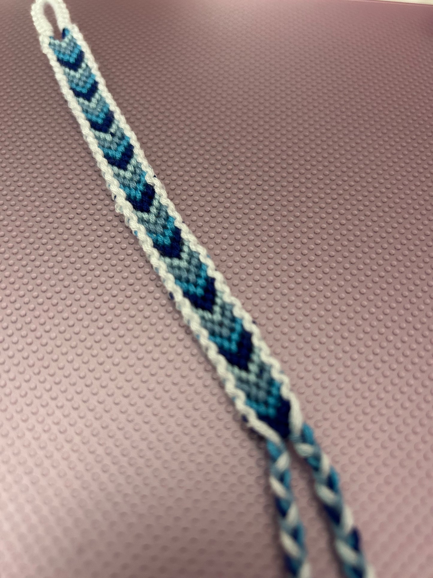 bordered chevron style bracelets
