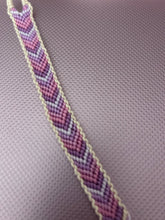 Load image into Gallery viewer, 5 colour bordered chevron style bracelet
