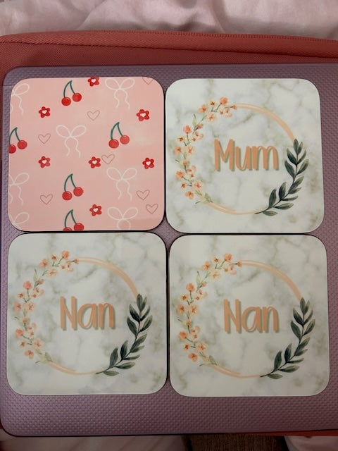 sublimated coaster