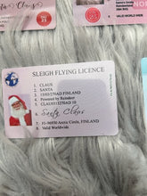 Load image into Gallery viewer, Santas Flying License
