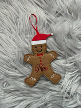 Load image into Gallery viewer, Personalised Gingerbread Man Tree Decoration
