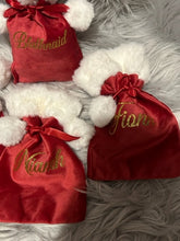 Load image into Gallery viewer, Personalised fluffy Christmas treat bags
