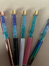 Load image into Gallery viewer, Personalised rhinestone filled pen
