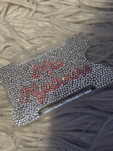 Rhinestone Personalised Card Holder