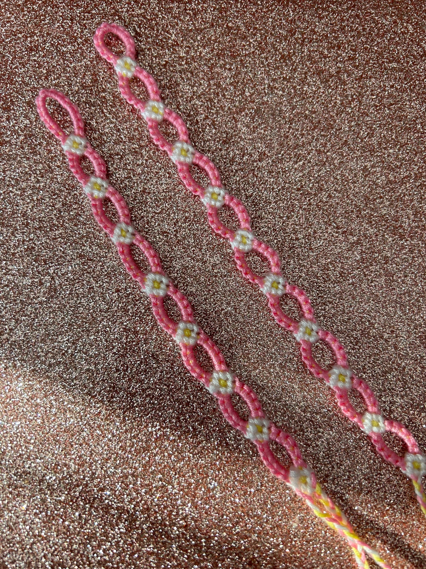 daisy chain bracelet or anklet