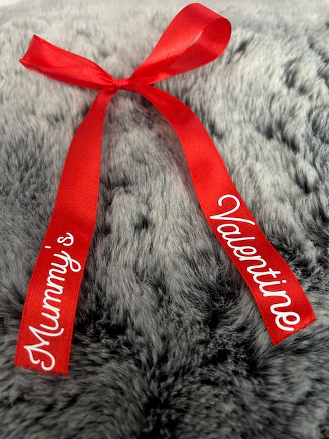 customised valentines hair bow