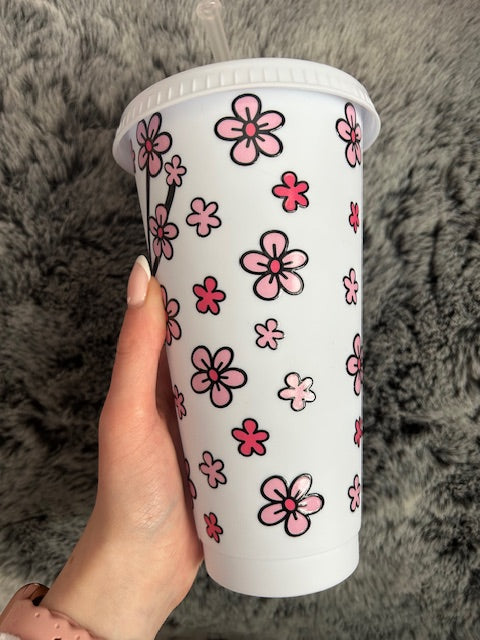 blossom white cold cup
