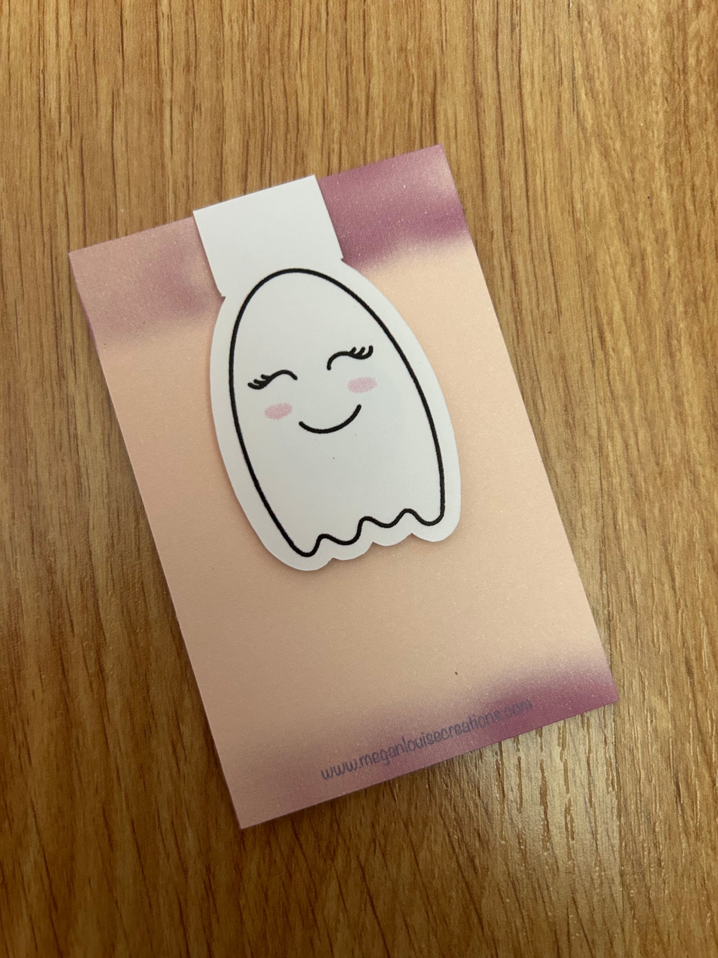Ghost fold over magnetic bookmark