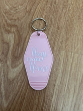 Load image into Gallery viewer, Hugs from home motel keyring
