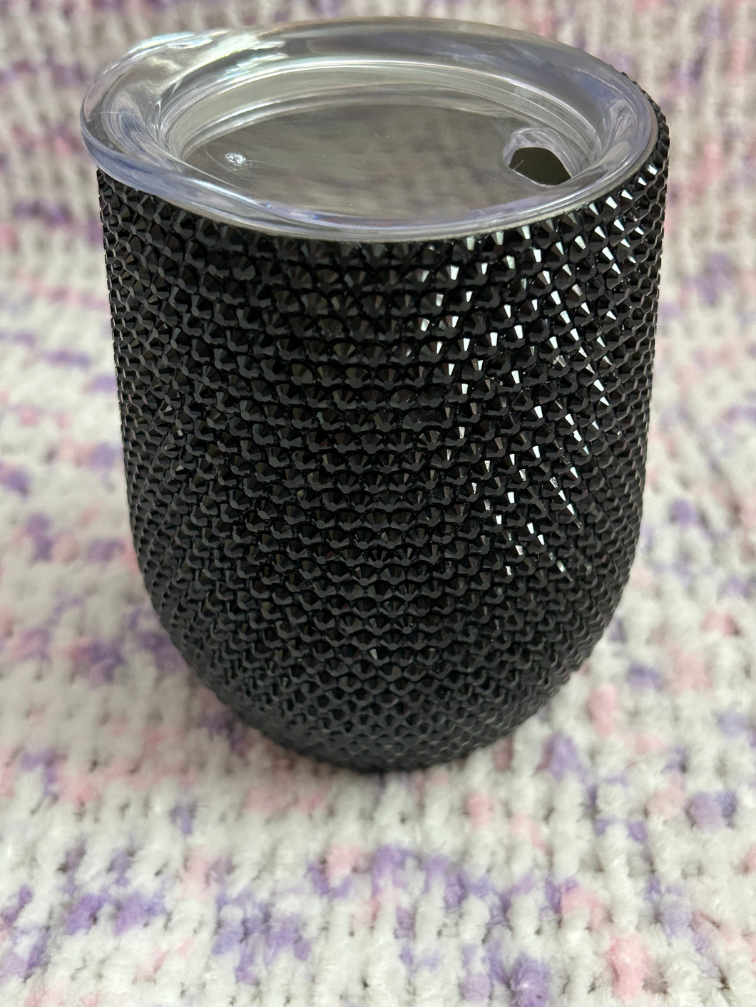 Rhinestone stemless tumbler