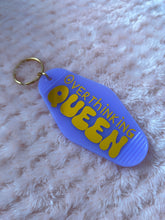 Load image into Gallery viewer, Overthinking Queen motel keyring
