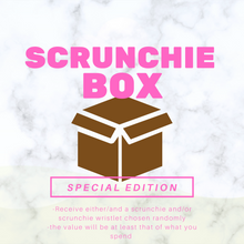 Load image into Gallery viewer, Scrunchie lucky dip box
