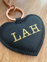 Load image into Gallery viewer, Personalised love heart keyring
