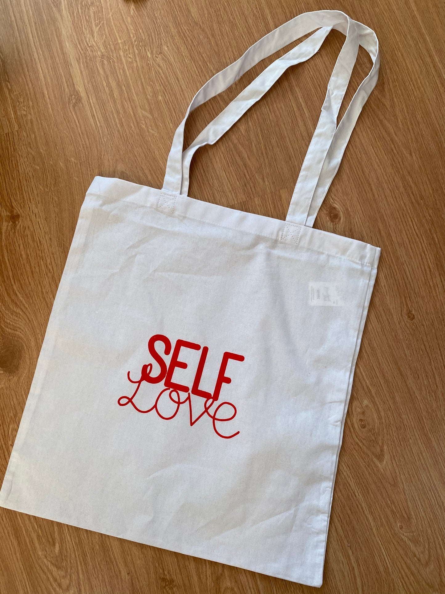 Self love tote bag