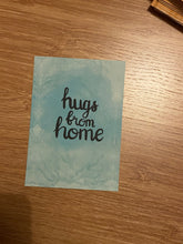 Load image into Gallery viewer, Hugs from home A6 print/postcard
