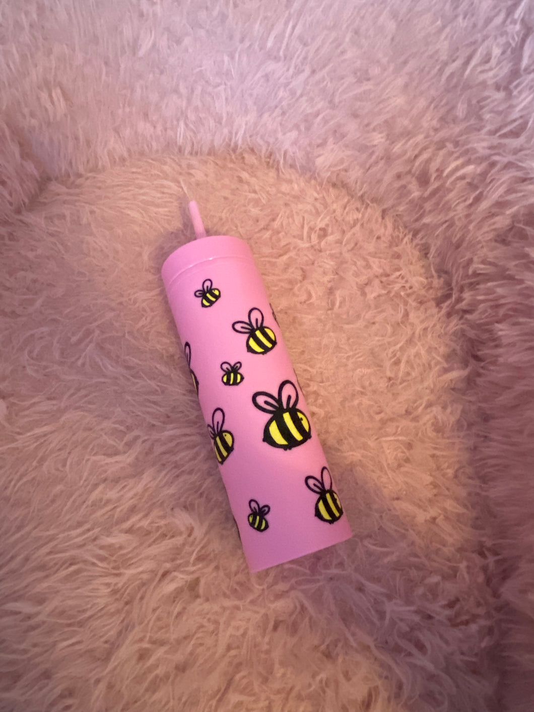 Bee Skinny Tumbler