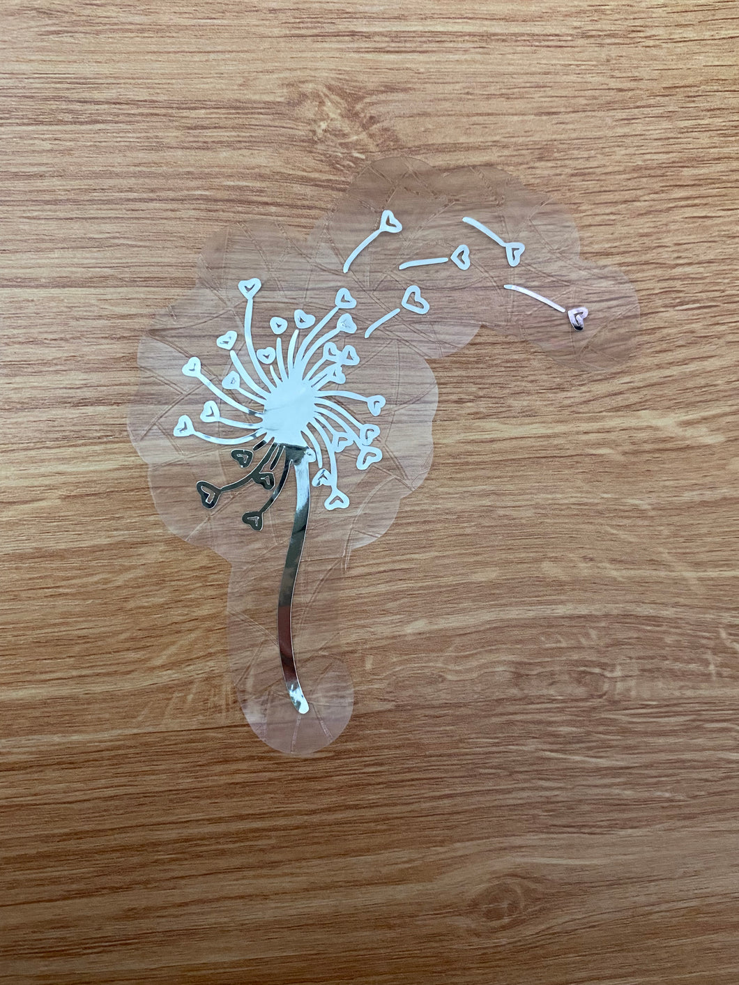 Love Heart Dandelion sun-catcher