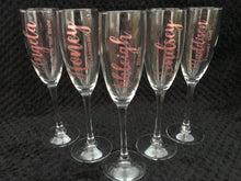 Load image into Gallery viewer, Bridal champagne flutes
