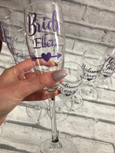 Load image into Gallery viewer, Bridal champagne flutes
