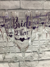 Load image into Gallery viewer, Bridal champagne flutes
