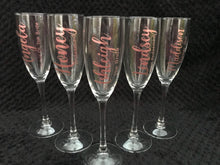 Load image into Gallery viewer, Bridal champagne flutes
