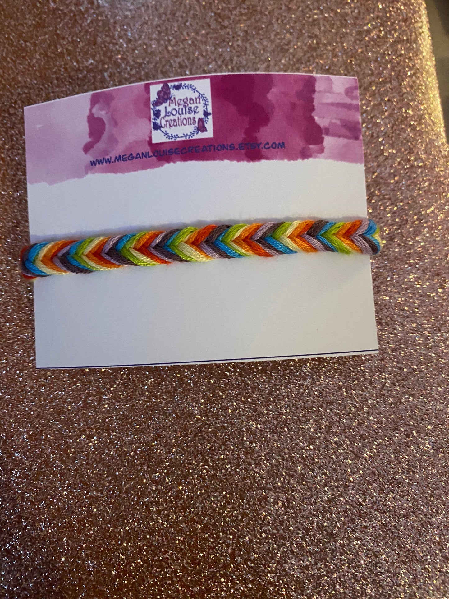 rainbow Fishtail friendship bracelets