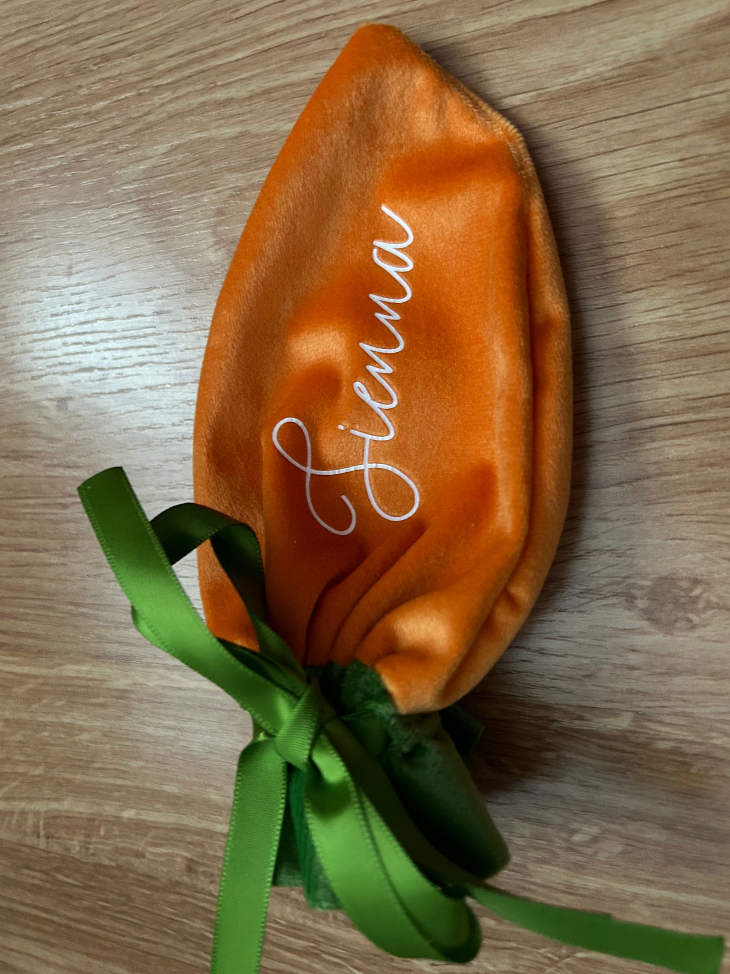 Personalised Carrot Easter treat bags