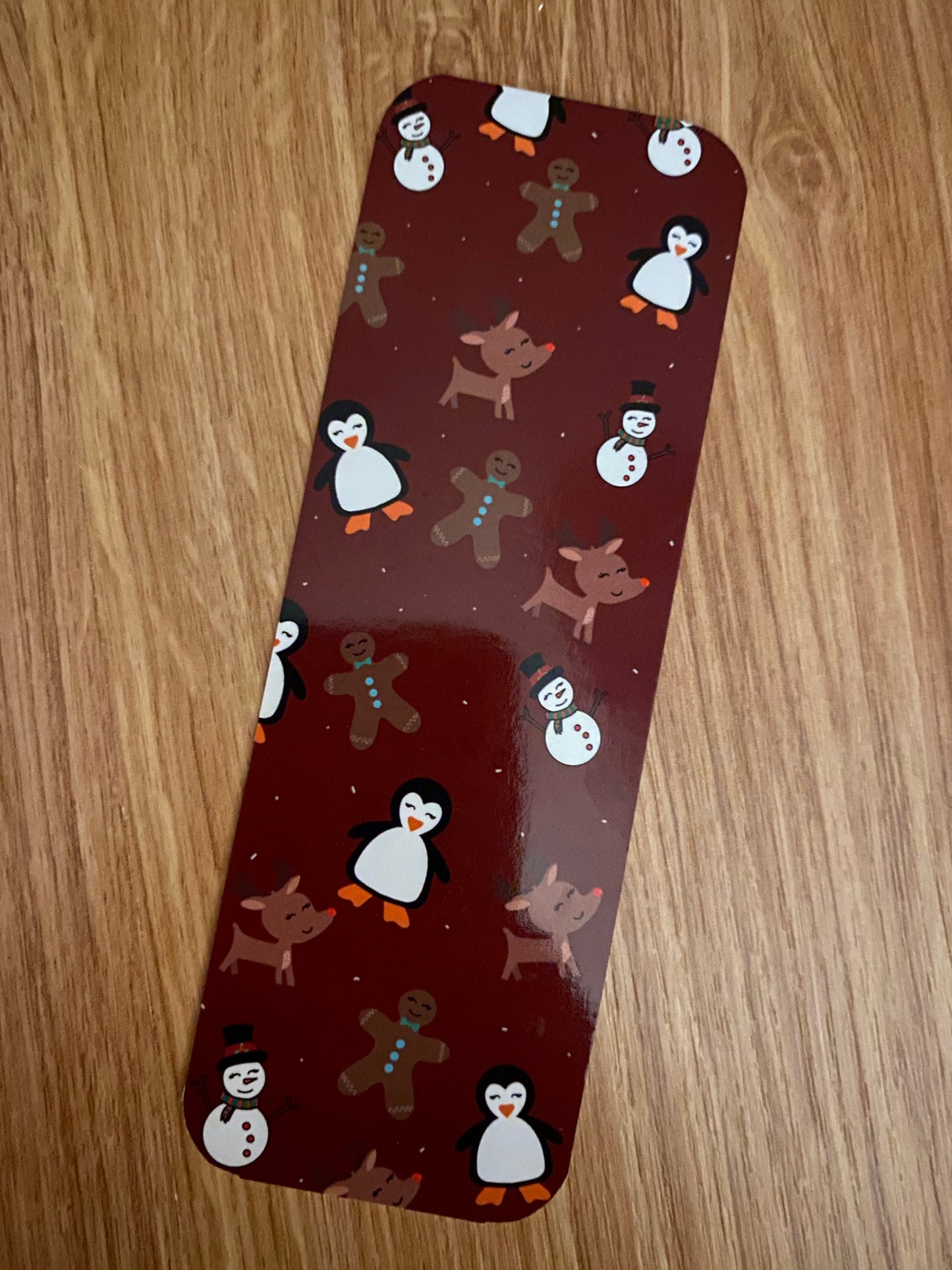 Kawaii Christmas bookmark