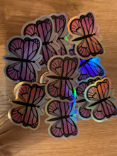 Load image into Gallery viewer, Butterfly holographic sticker
