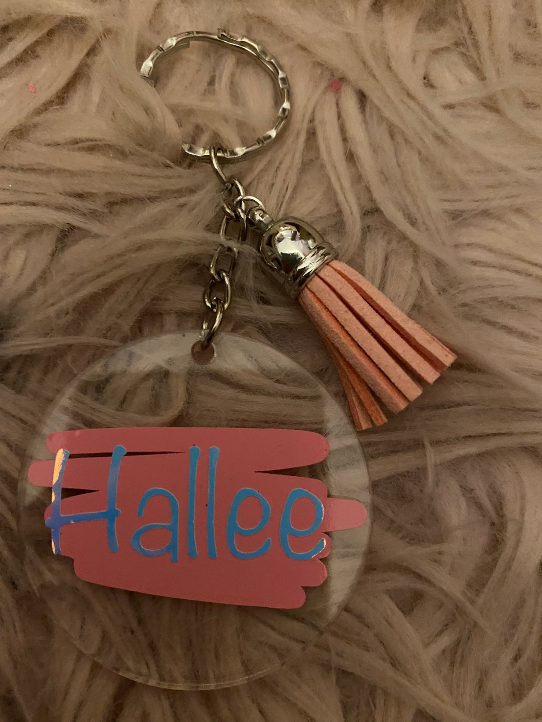 Personalised keyring