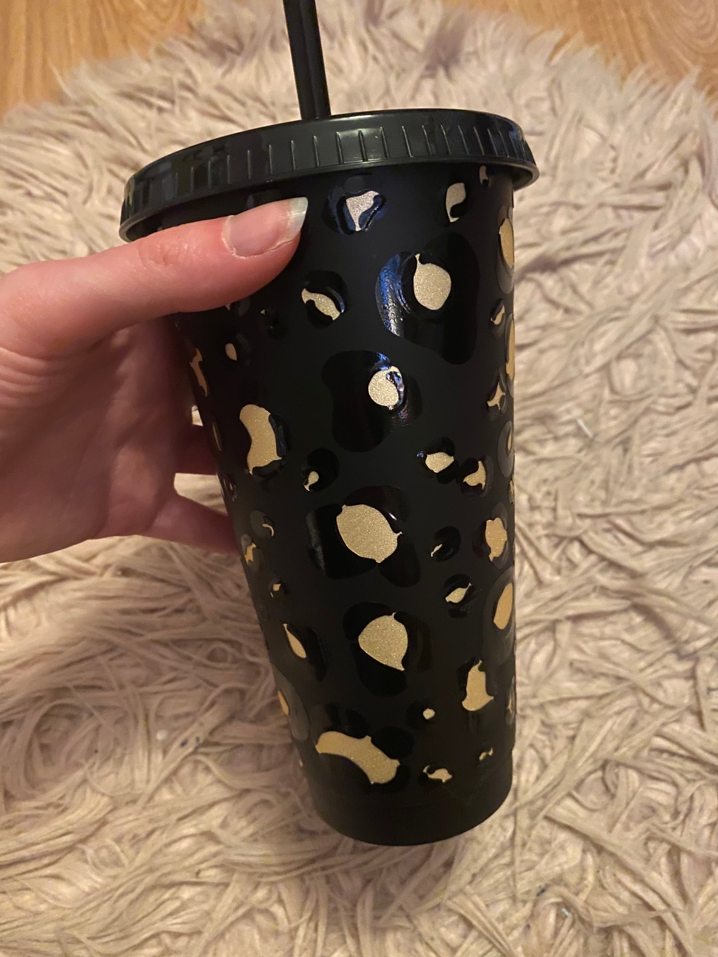 Leopard Print cold cup