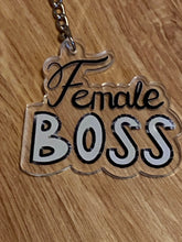 Load image into Gallery viewer, Female boss keyring

