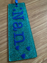 Load image into Gallery viewer, Glittery personalised bookmark
