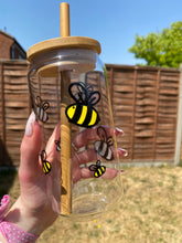 Load image into Gallery viewer, Bee glass can
