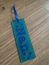 Load image into Gallery viewer, Glittery personalised bookmark
